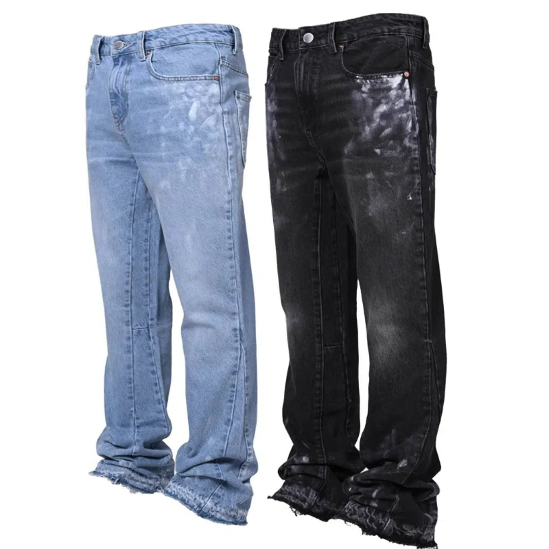 Gallery Dept Flare - Celana Kerja Jeans Fashion Pria, Pakaian