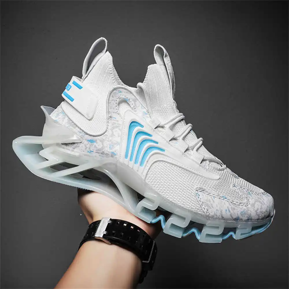 Streetwear Brand Fashion - Blue Slipon sepatu bot panjang merah