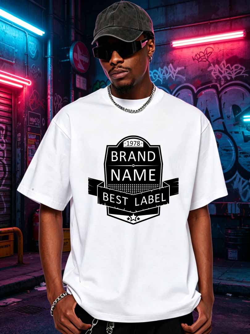 Streetwear Brand Best - Kaos Pria Retro Bermerek Grafis 1978