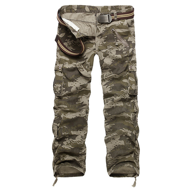 Corteiz Cargo Pant - Celana kargo kamuflase pria, celana kargo