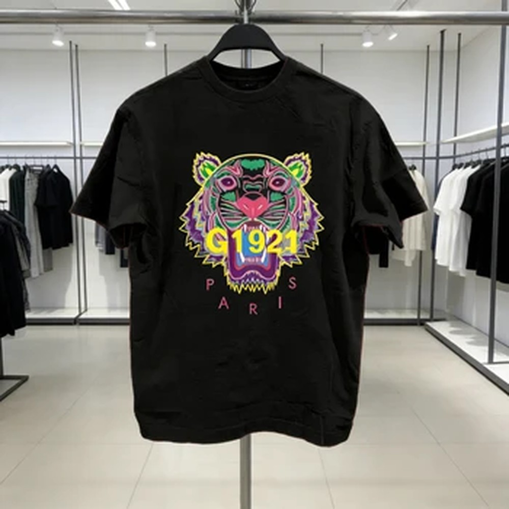 Streetwear Brands - Kaos Cetak Kepala Singa 2026 Pria