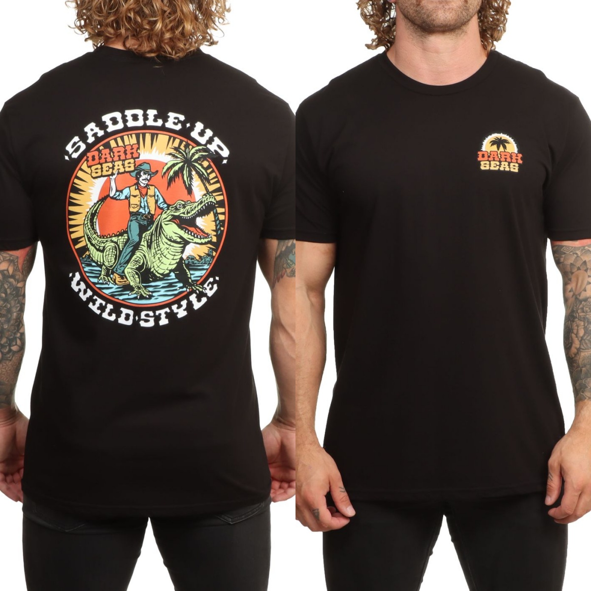 Streetwear Brand Graphics - Kaus Merek Wild Style Retro Ocean