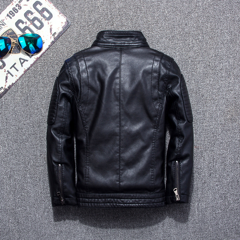 Jaket Kulit PU Anak Anti Air A - Streetwear Brand Photography ulasan dan harga