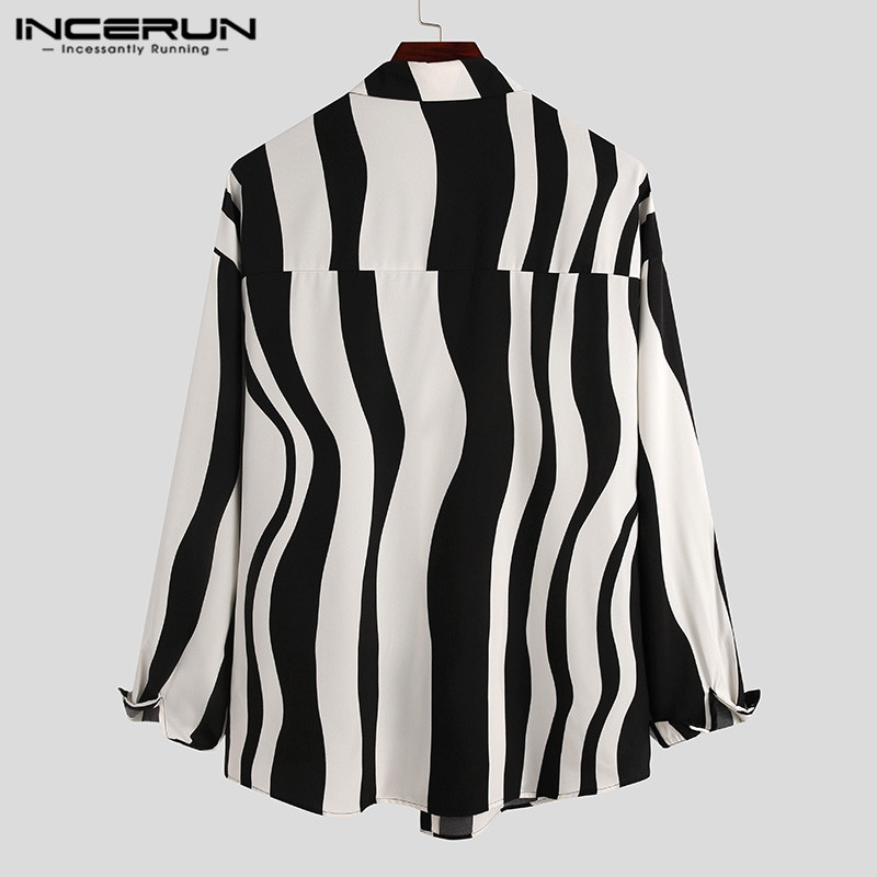 Kemeja Patchwork Bergaris Pria - Streetwear Brands 2026 ulasan dan harga
