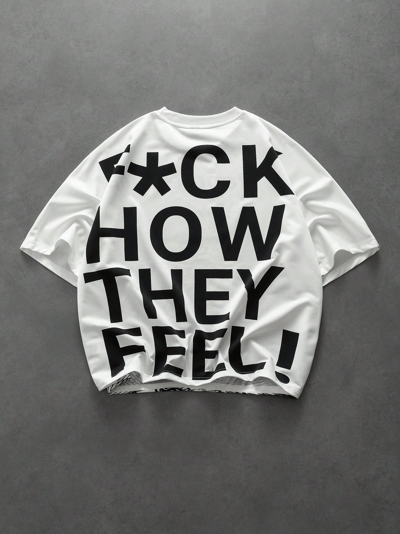 Kaus Pakaian Jalanan Kasual Pr - Streetwear Brand Slogans ulasan dan harga