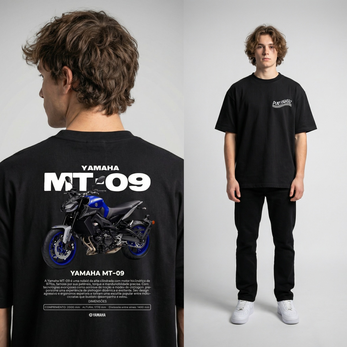 Kaos Merek Sepeda Motor Yamaha - Streetwear Brand Graphics ulasan dan harga