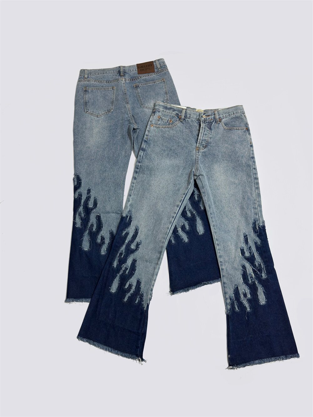 Celana jeans longgar bergaya k - Gallery Dept Flare ulasan dan harga
