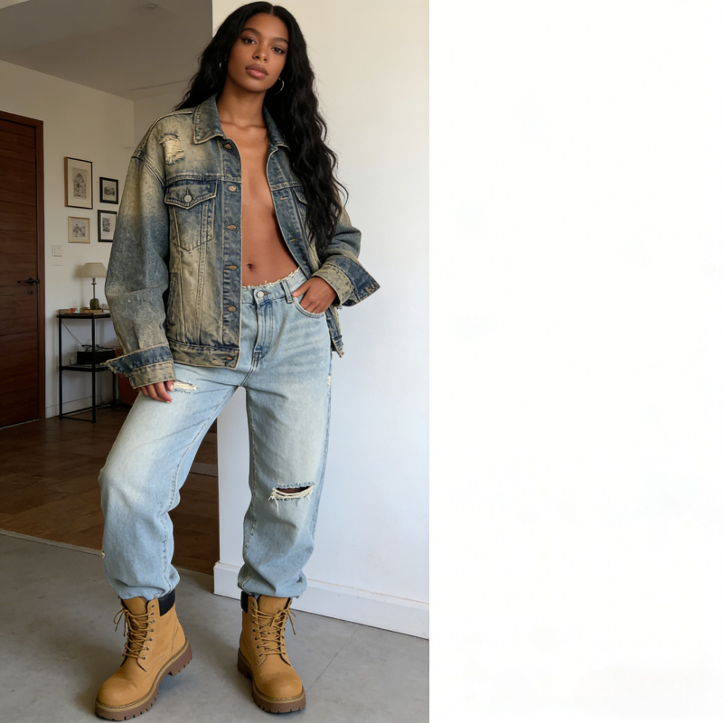 Celana Jeans Pria Wanita Model - Gallery Dept Flare ulasan dan harga