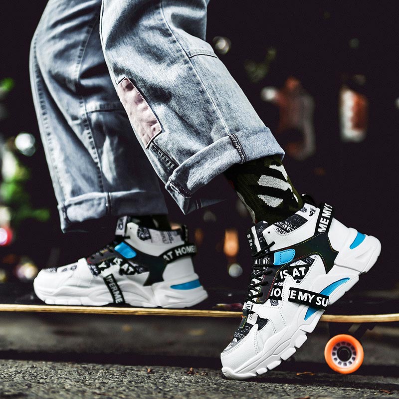 Sneakers Pria Chunky Atasan Ti - Online Streetwear Brand ulasan dan harga