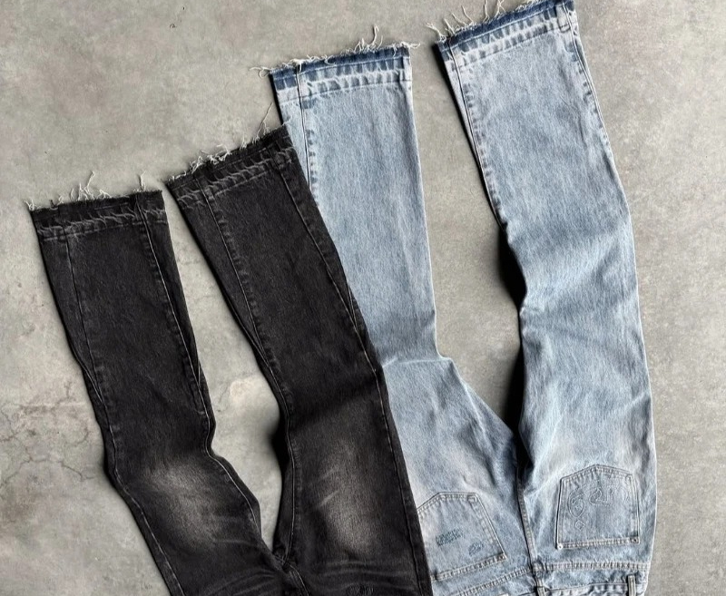 Celana Hip Hop Straight Leg, C - Gallery Dept Flare ulasan dan harga