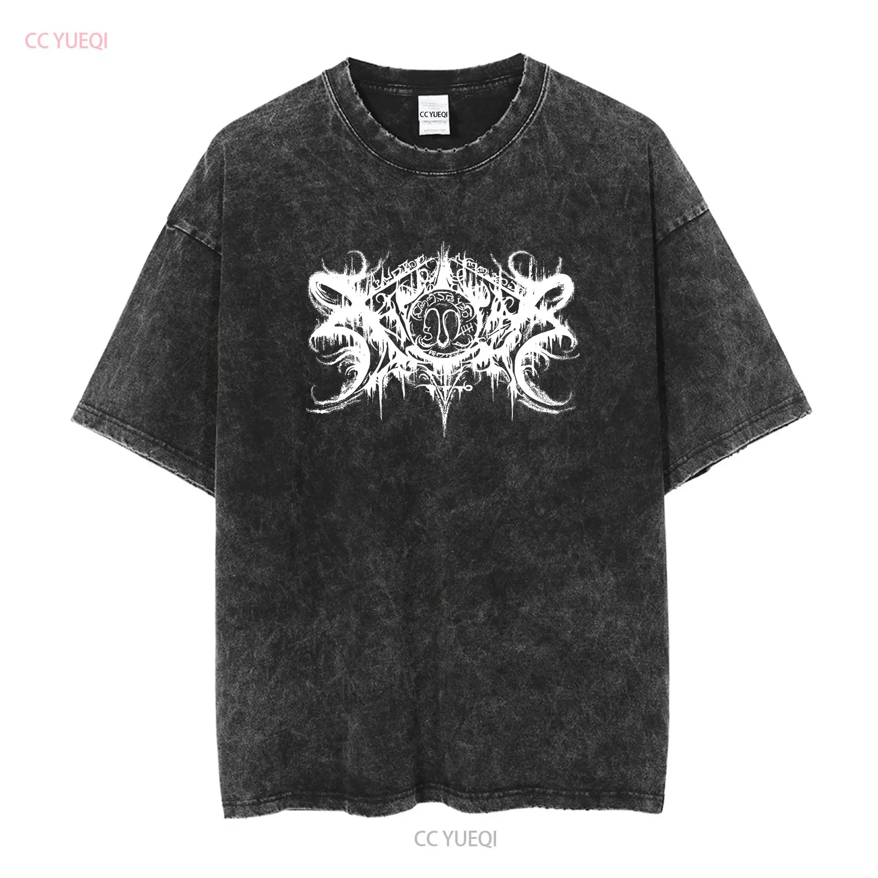 XASTHUR Kaus Baru Hitam Metal  - Streetwear Brands ulasan dan harga