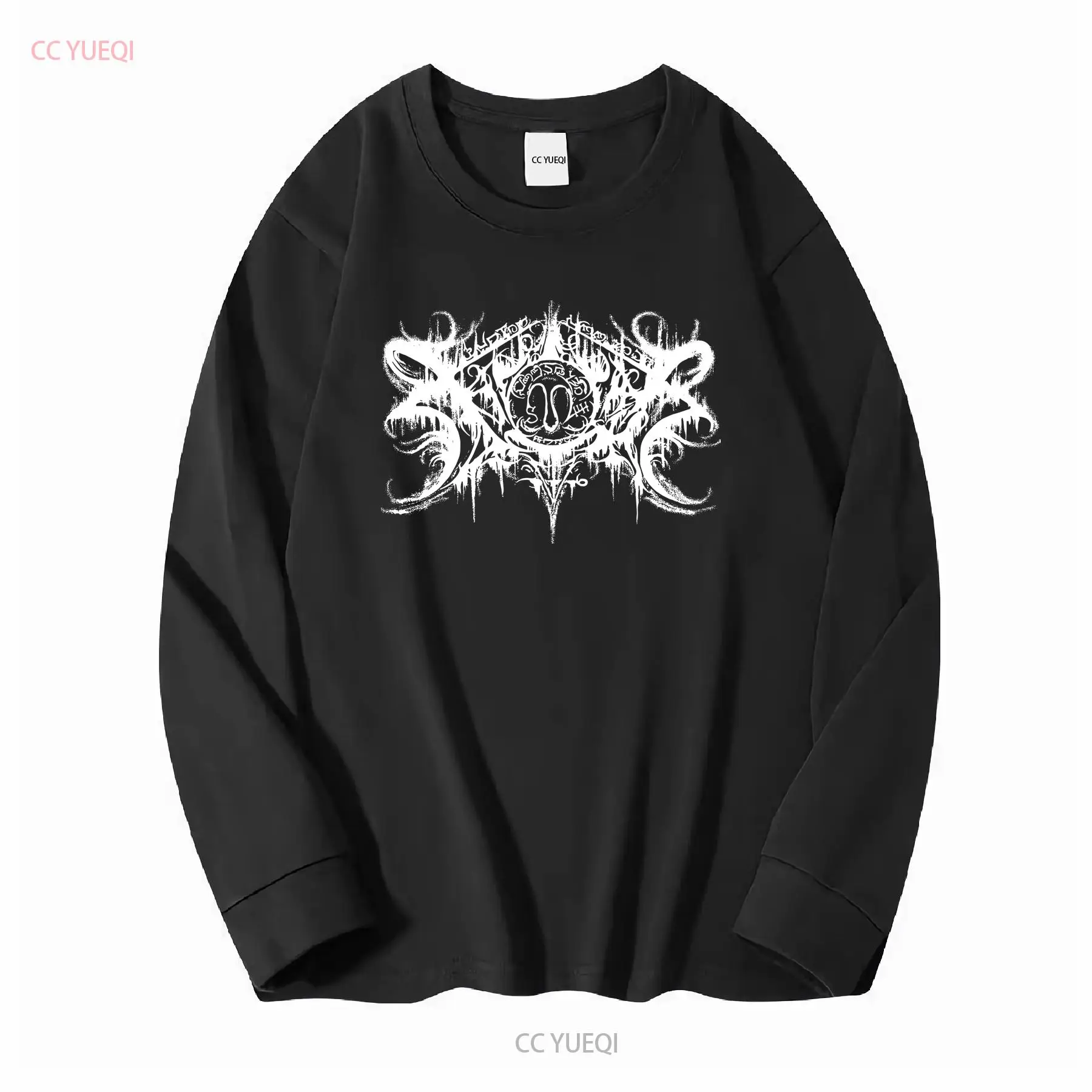 XASTHUR Kaus Baru Hitam Metal  - Streetwear Brands ulasan dan harga
