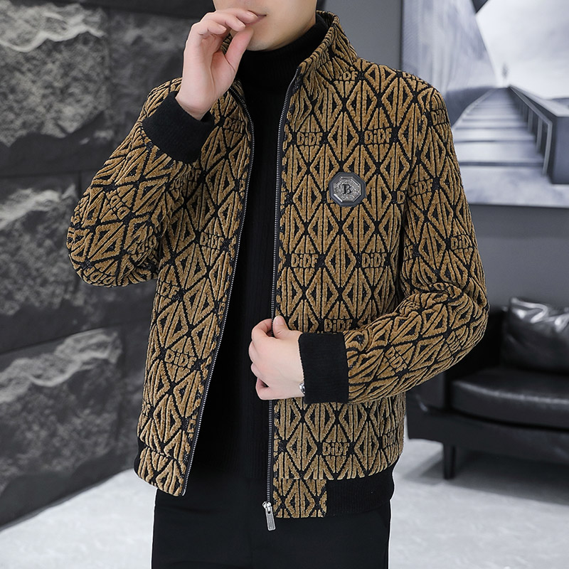 Jaket wol Jacquard musim dingi - Streetwear Brand Fashion ulasan dan harga