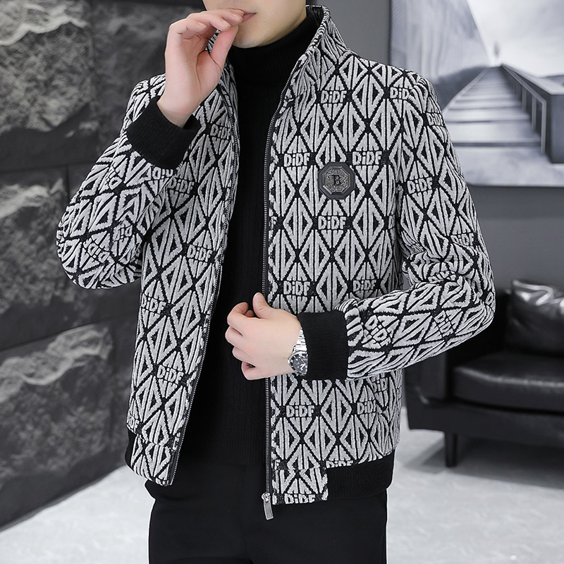 Jaket wol Jacquard musim dingi - Streetwear Brand Fashion ulasan dan harga