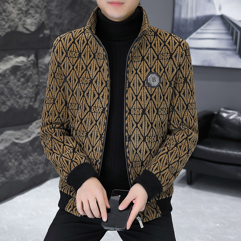 Jaket wol Jacquard musim dingi - Streetwear Brand Fashion ulasan dan harga