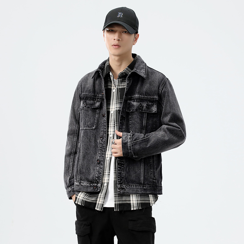 Jaket Denim Pria Model Longgar - Streetwear Brands ulasan dan harga