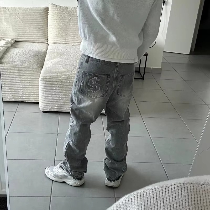 Celana jeans retro baru gaya j - Gallery Dept Flare ulasan dan harga