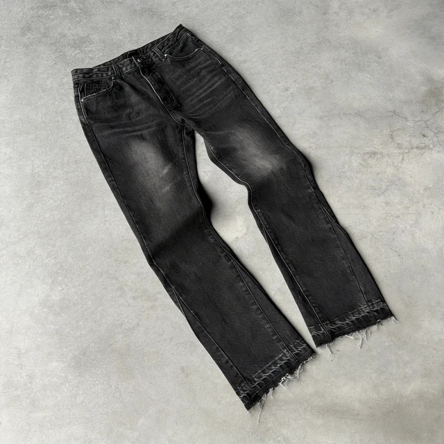 Celana Jeans Pria Eropa dan Am - Gallery Dept Flare ulasan dan harga
