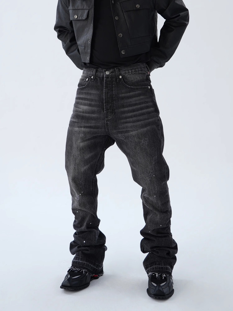 Celana Jeans Slim Flared Hitam - Gallery Dept Flare ulasan dan harga