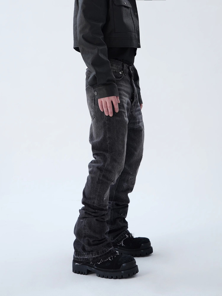 Celana Jeans Slim Flared Hitam - Gallery Dept Flare ulasan dan harga