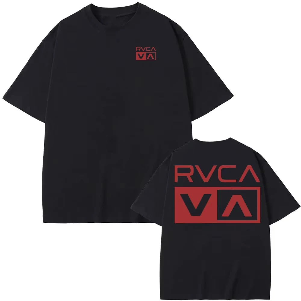 RVCA T Shirt Hitam Tee Musim P - Streetwear Brand Fashion ulasan dan harga